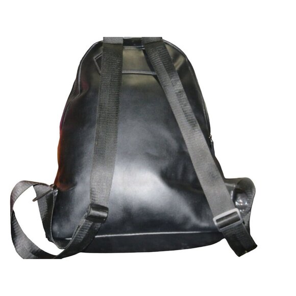 Kendall & Kylie Emily Black 100% Vegan Leather Backpack with 13" Laptop Pocket - Picture 2 of 9
